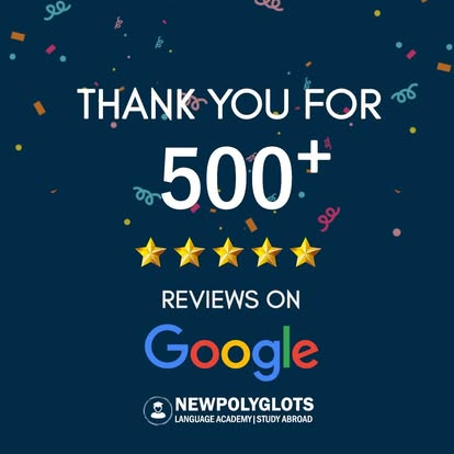 Thank You For 500+ Reviews On Google Newpolyglots