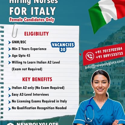 Become a Nurse in Italy
